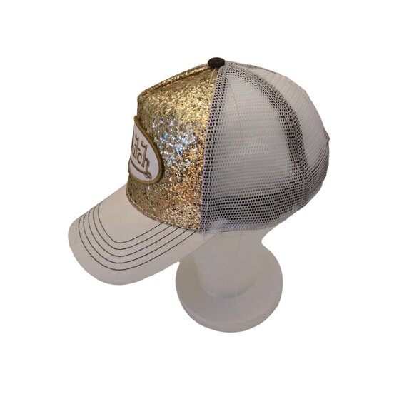 Von Dutch The Original Trucker Glitter, Sparkle Cap, Embroidery Logo Patch with - Picture 2 of 3